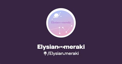 Elysianmeraki Instagram TikTok Linktree