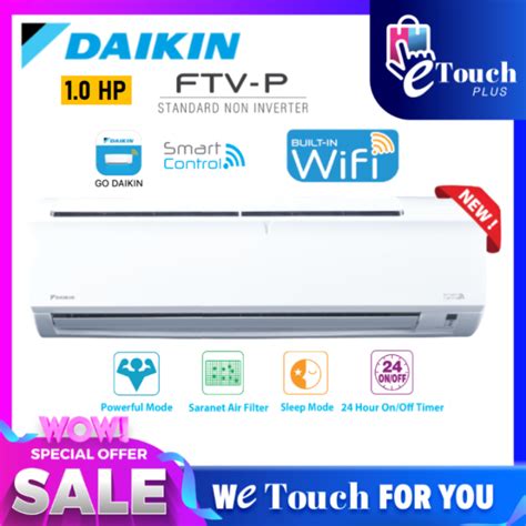 Daikin 1 0hp Smart Control Wifi R32 Non Inverter Air Conditioner