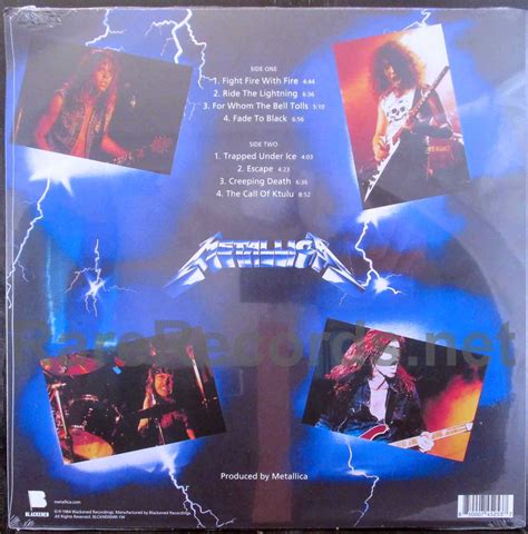 Metallica - Ride The Lightning (Electric Blue Colored Vinyl) blog.knak.jp