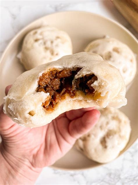 Char Siu Bao Steamed Pork Buns An Easy Shortcut Recipe Steam Buns