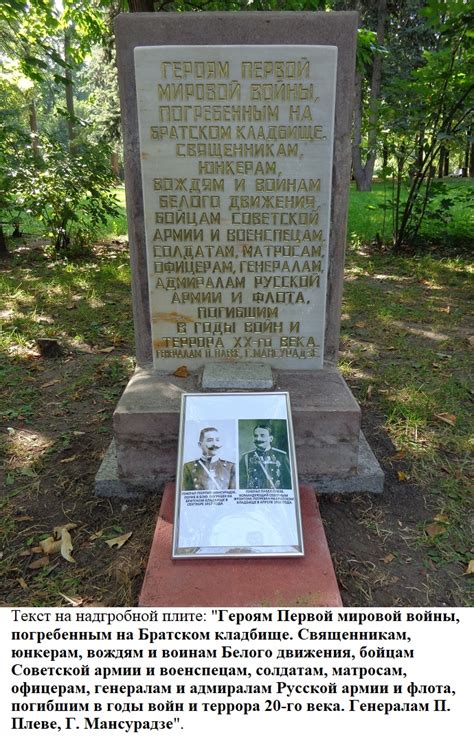 К 20-летию создания Мемориалов у Храма Всех Святых и Братском кладбище ...