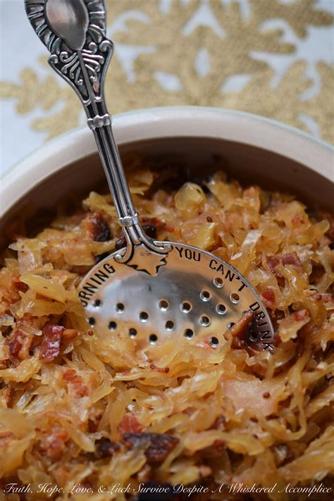 Crock Pot Candied Bacon Sauerkraut