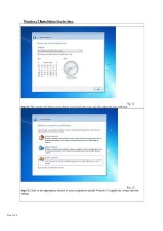 Windows 7 installation step by step | PDF