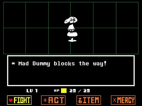 Mad Dummy/In Battle | Undertale Wiki | Fandom