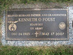 Kenneth Orville Foust M Morial Find A Grave