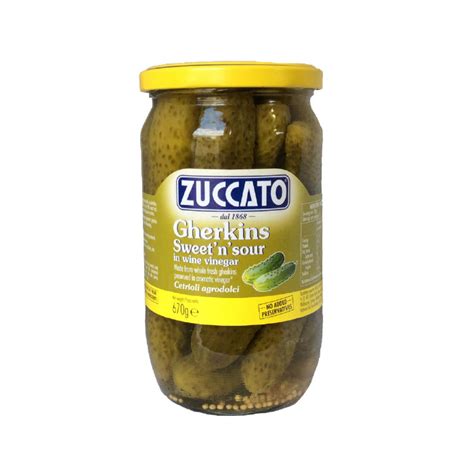 Basile Zuccato Gherkin Sweet N Sour 670g