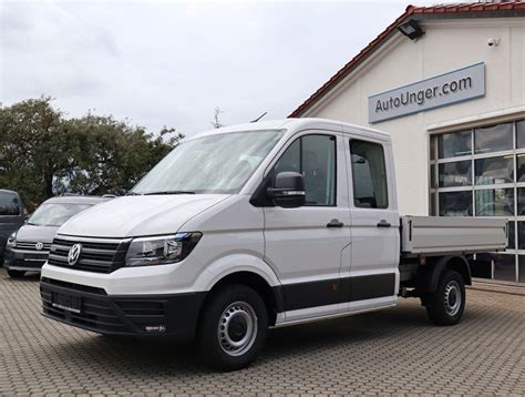 VW Crafter 35 Pritsche Doka Mittellang Tageszulassung 000038