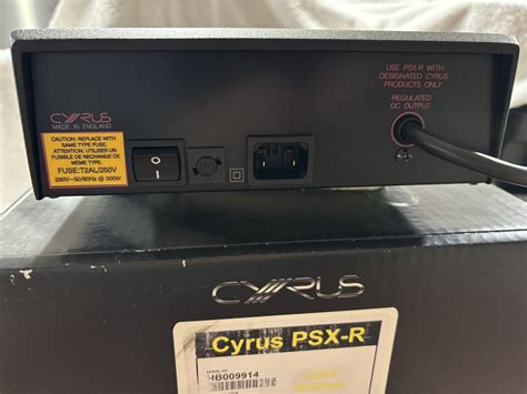 Cyrus Psx R Power Supply Stereo Home Cinema Headphones Components