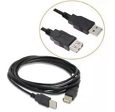 Cabo Extensor Extensão 2 Metros Usb 20 Macho Fêmea 2m R 21 Em Mauá São Paulo Mebuscar Brasil