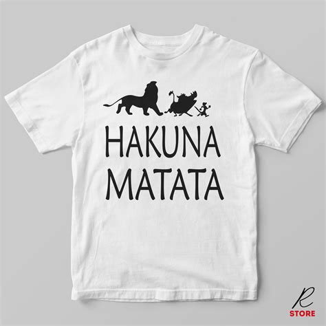 Camiseta Rei Leão Mod 01 Hakuna Matata Elo7