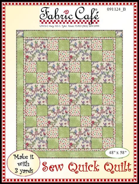 Three Yard Quilt Patterns Free Printable