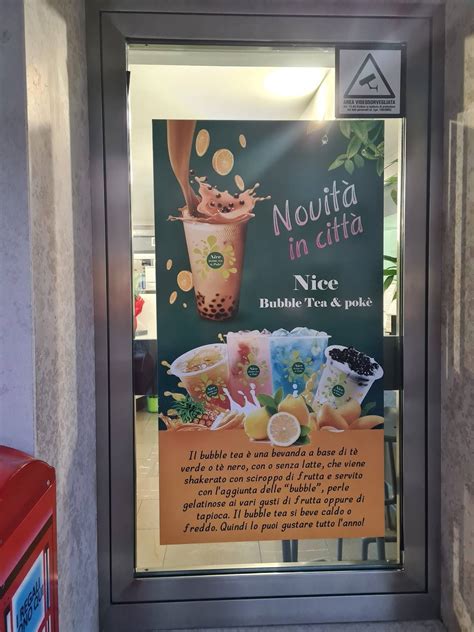 Menu At Nice Bubble Tea Poke Portogruaro