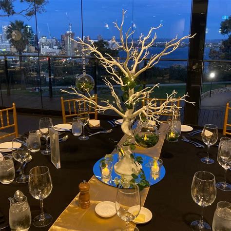 Manzanita Tree Centrepiece With Added Greenery