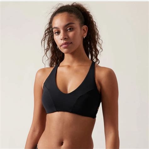 Athleta Blaxk Triangle Bikini Top A C Gem