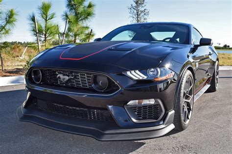 One Owner 2021 Ford Mustang Mach 1 Has Barely Been Driven Looks Vicious In Shadow Black