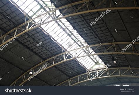 Steel Truss Structure Skylight Stock Photo 721283917 Shutterstock