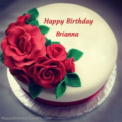 Roses Birthday Cake For Brianna