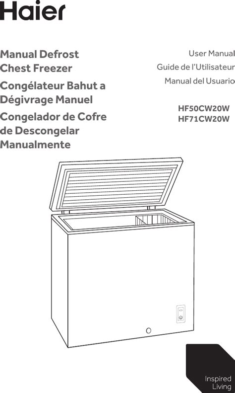 Haier Chest Freezer Manual