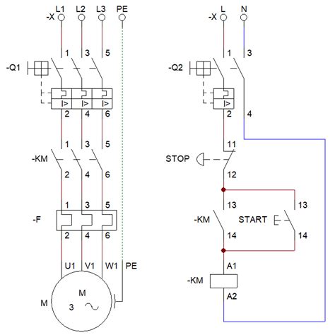 Diagrama De Arranque Y Paro De Un Motor Arranque Control Par