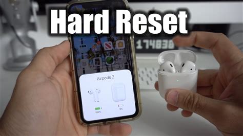 How To Reset Your Apple Airpods Hard Reset Youtube