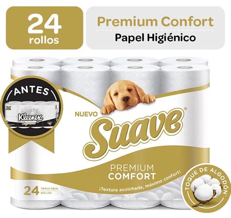 Papel Higiénico Triple Hoja Suave Premium X24 Un Plastimax