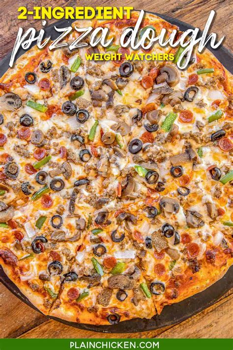 2-Ingredient Pizza Dough - Plain Chicken