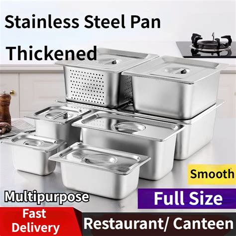 Full Size Stainless Steel Food Pan And Cover Steam Table Pan Chafing