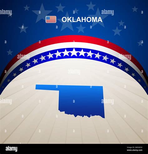 Oklahoma Map Vector Background Stock Vector Image Art Alamy