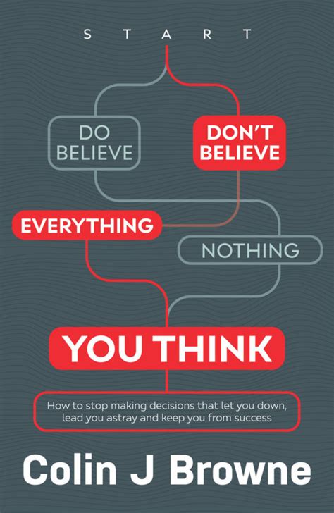 Dont Believe Everything You Think By Colin J Browne Our Books Direct