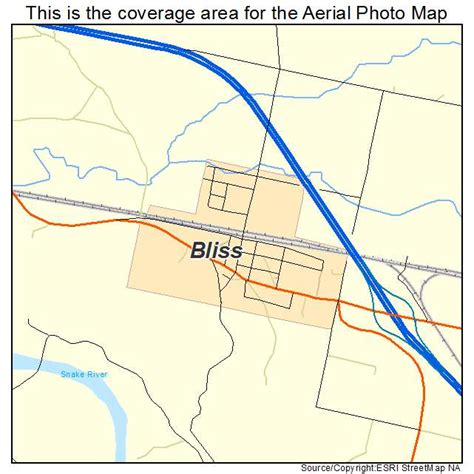 Aerial Photography Map of Bliss, ID Idaho