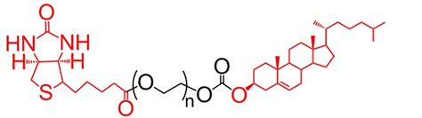 胆固醇 聚乙二醇 生物素胆固醇PEG生物素Cholesterol PEG Biotin UDP糖丨MOF丨金属有机框架丨聚集诱导发光丨荧光