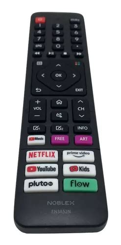 Control Remoto Noblex Smart Tv Pluto Flow Original