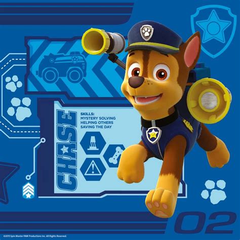 Ravensburger Puzzle Dla Dzieci 2D 3in1 Psi Patrol Rubble Marshall I