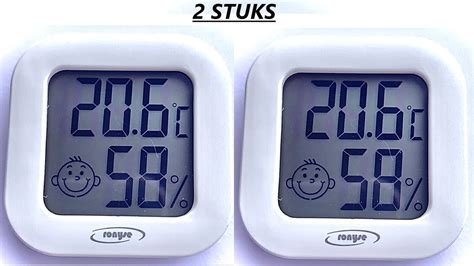 Elektronische Thermometer Luchtvochtigheidsmeter Stuks