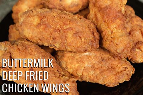 Buttermilk Deep Fried Chicken Wings Recipe