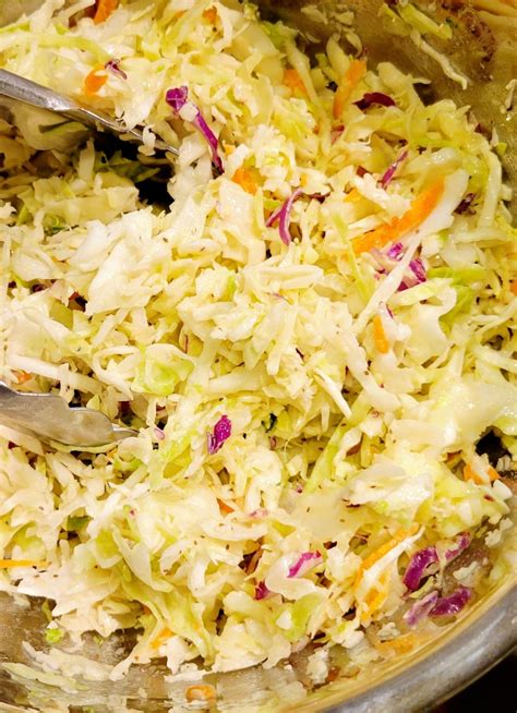 SWEET VINEGAR SLAW • The Epicurious Panda