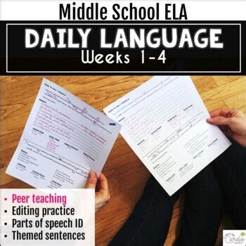 Daily Language Review Using Peer Teaching Weeks By Cognitive