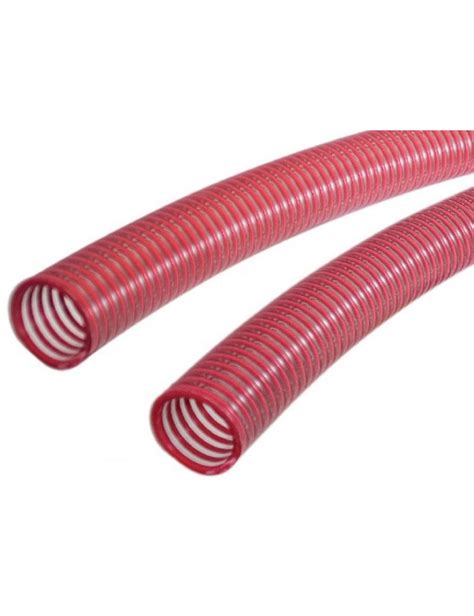 Tubo Per Vino Con Spirale Rinforzata Rossa In Pvc Mm Vendita Online