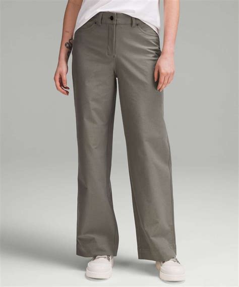 Lululemon City Sleek Pocket High Rise Wide Leg Pant Full Length