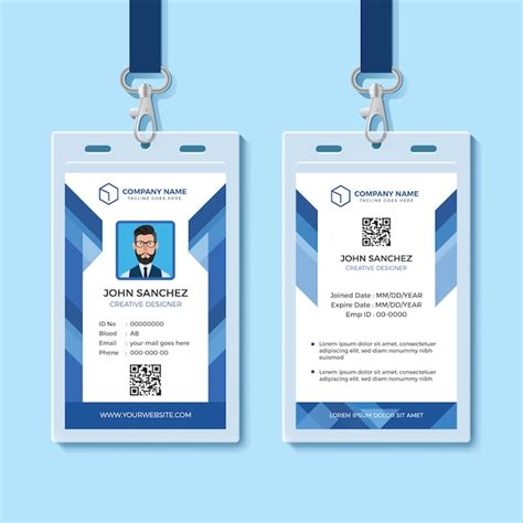 Work Id Badges Free ~ Excel Templates