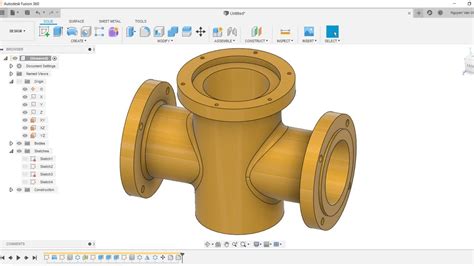 Fusion 360 Tutorial 10 3d Model Basic Youtube