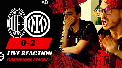 Disperati Milan Inter Live Reaction Tifosi Milanisti Youtube