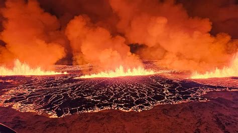 Vulc O Entra Em Erup O Em Grindavik Na Isl Ndia Rep Rter Net