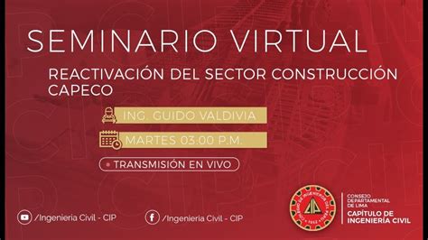 Seminario Virtual Reactivación Del Sector Construcción Youtube