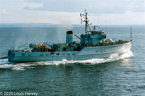 Louis Harvey - My Photographic Portfolio - Minesweepers at Sea - 1985