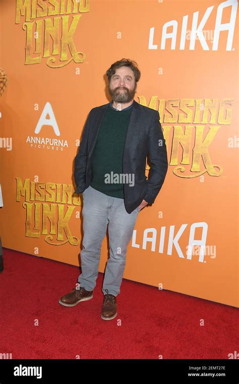 Actor Zach Galifianakis Attends The Missing Link New York Premiere On