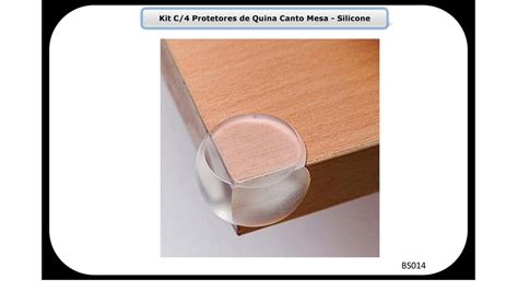 Kit C 4 Protetores De Quina Canto Mesa Silicone Ppt Carregar