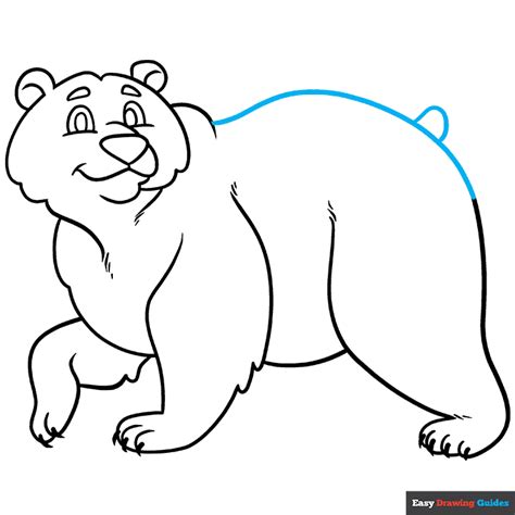 How to Draw a Cartoon Bear - Really Easy Drawing Tutorial