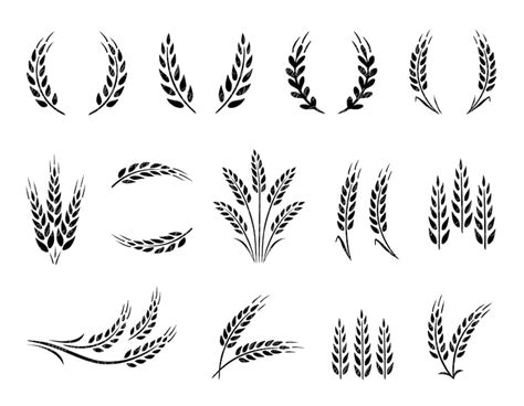 Wheat SVG Bundle Wheat SVG Grain Svg Wheat Clipart Wheat Cut Files