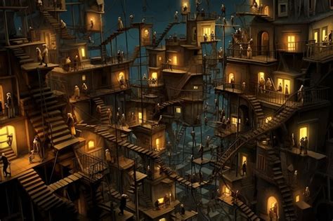 Urban escape routes | Premium AI-generated image